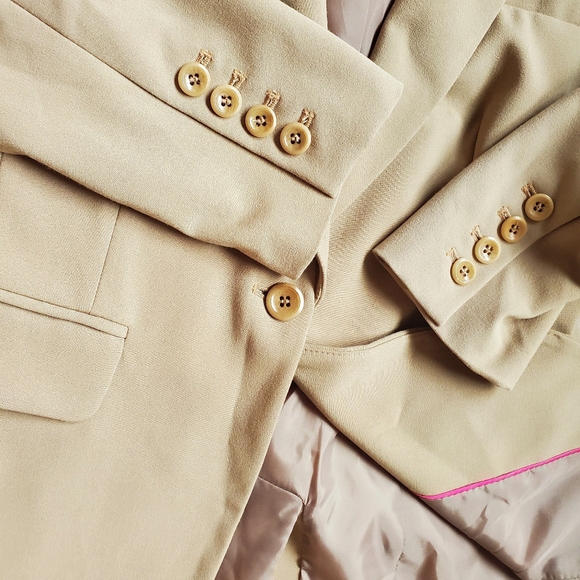 Beige blazer size 0 - Picture 4 of 4